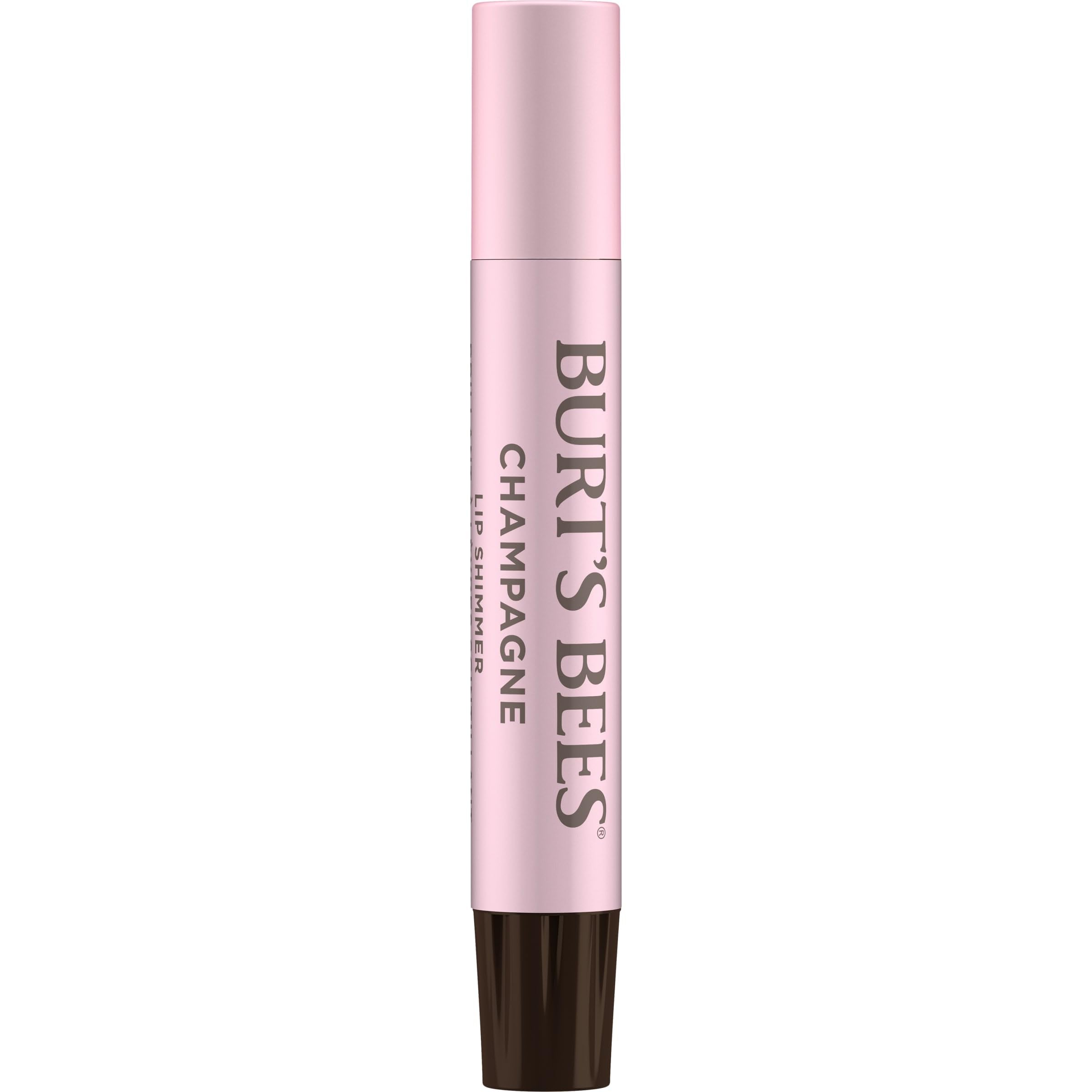 Application Lip Shimmer Champagne sur les lèvres pour un effet gloss léger.