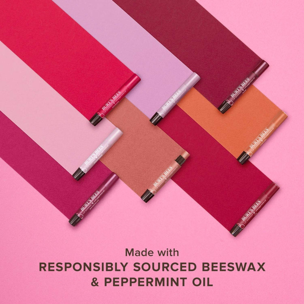 Burt's Bees Lip Shimmer ingrédients naturels: formule douce pour la peau.