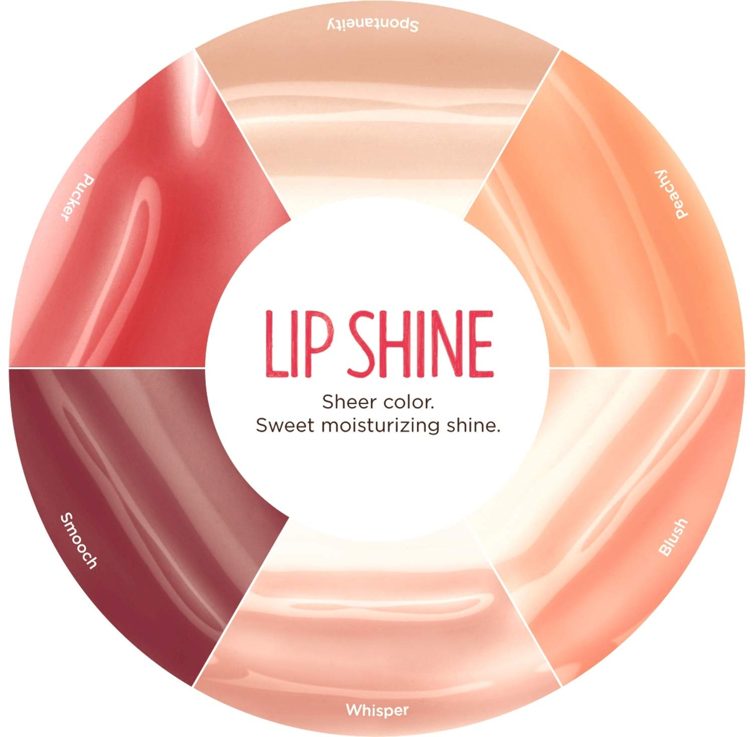 Burt's Bees Lip Shine Spontanéité — huile tournesol douce pour nourrir et protéger.