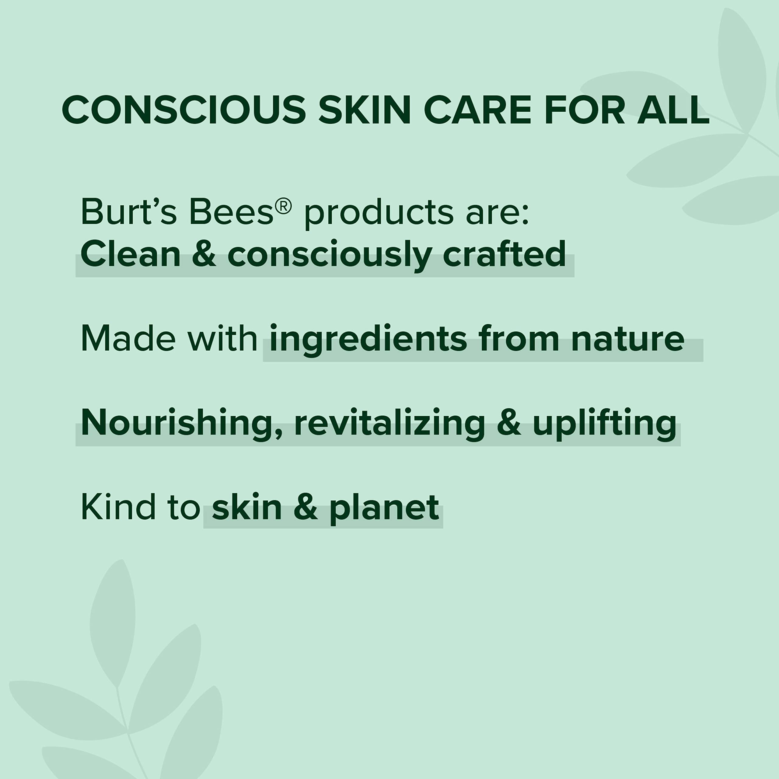 Lotion Burt's Bees dermatologue testée — soin doux et sûr pour peau sensible.
