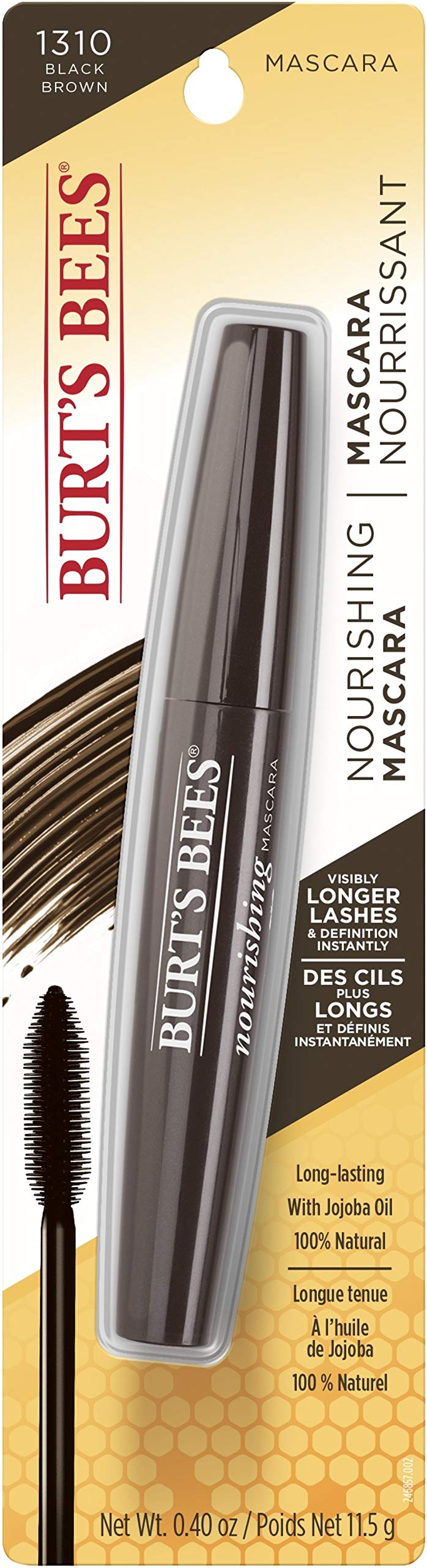 Mascara Burt's Bees — sans parfum ni colorants synthétiques.