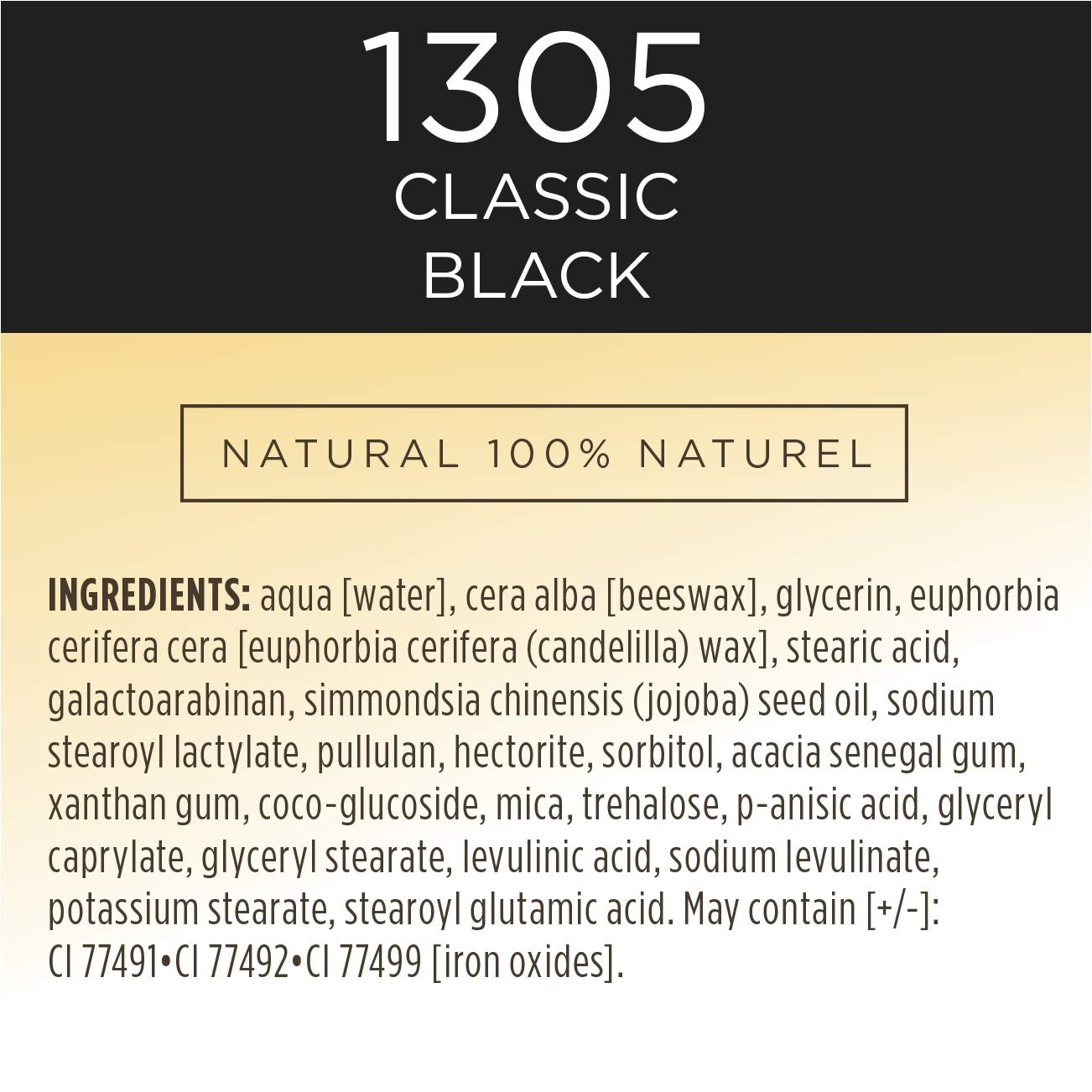 Burts Bees mascara adapté aux yeux sensibles et porteurs de lentilles