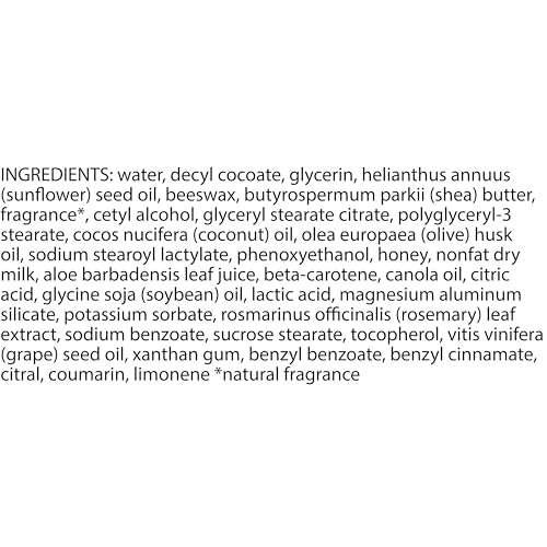 Tests dermatologiques soutiennent Burt's Bees Milk & Honey.