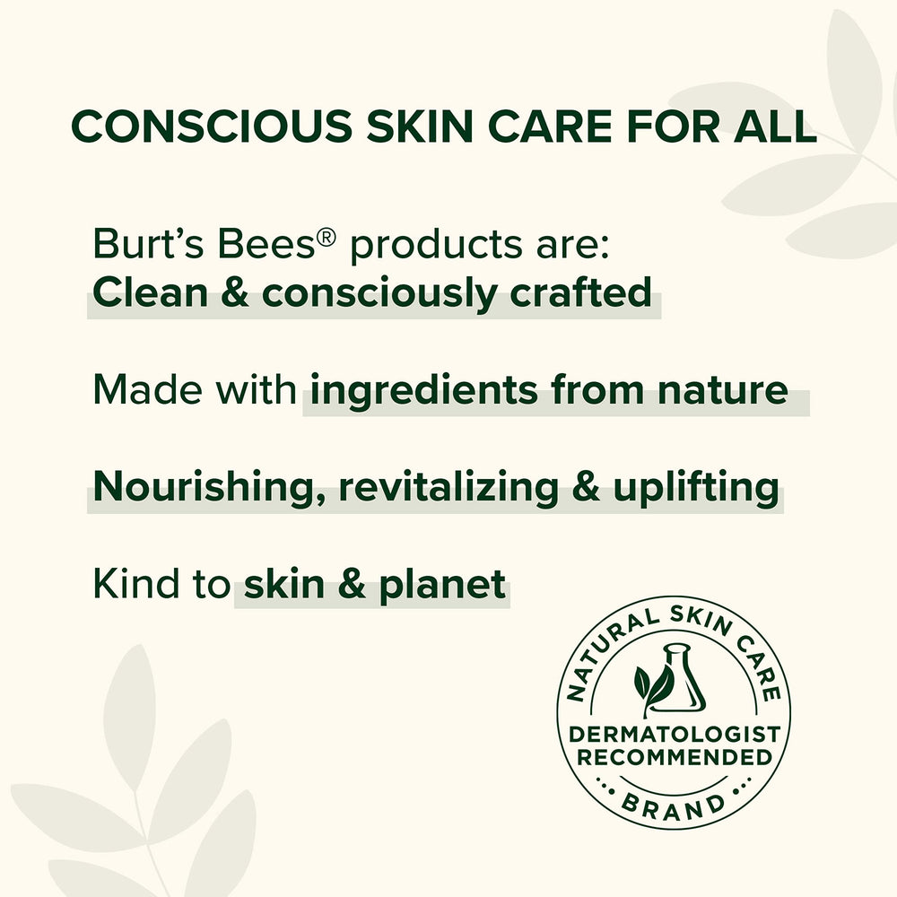 Texture non grasse de Burt's Bees Milk & Honey, absorption rapide.