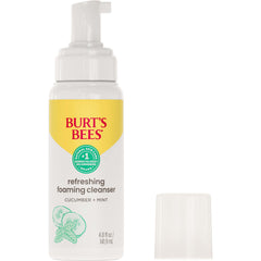 Burt's Bees Nettoyant Mousse Visage Concombre Menthe – bouteille pratique, nettoie en douceur.