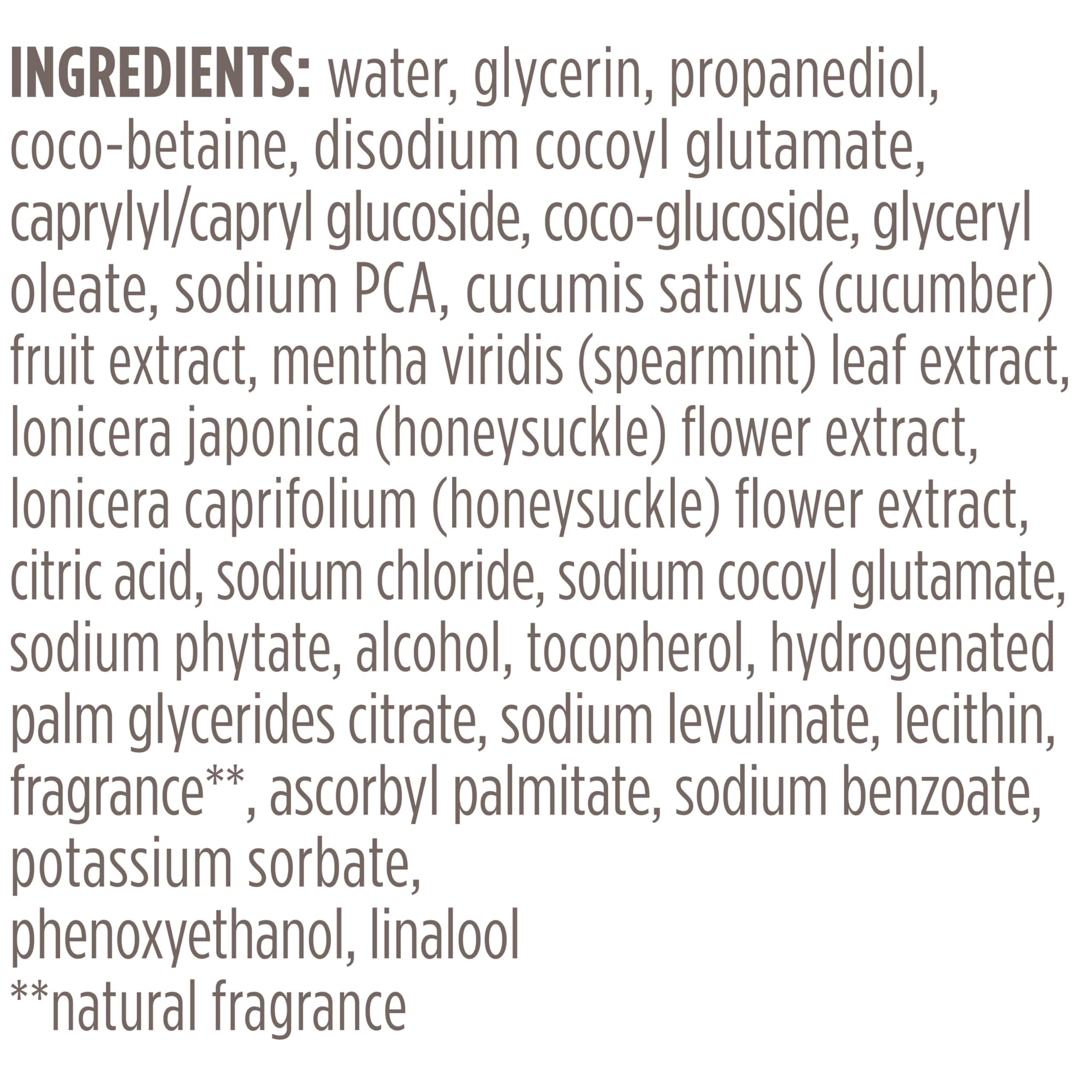 Burt's Bees Nettoyant Mousse Visage Concombre Menthe – nettoie sans dessécher la peau.