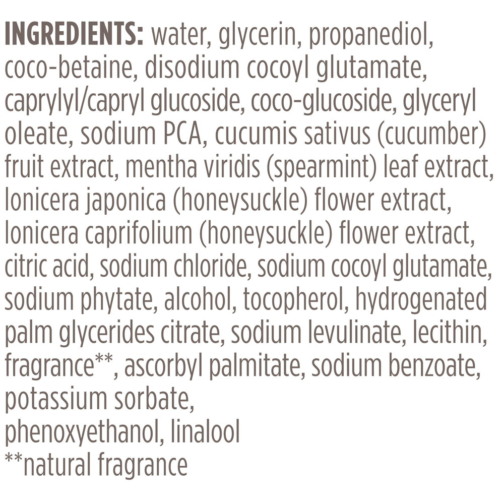Burt's Bees Nettoyant Mousse Visage Concombre Menthe – nettoie sans dessécher la peau.