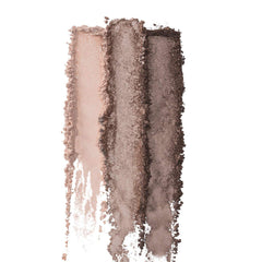 Burt's Bees Ombres à Paupières Trio : beige taupe et rose clair pour un regard naturel.