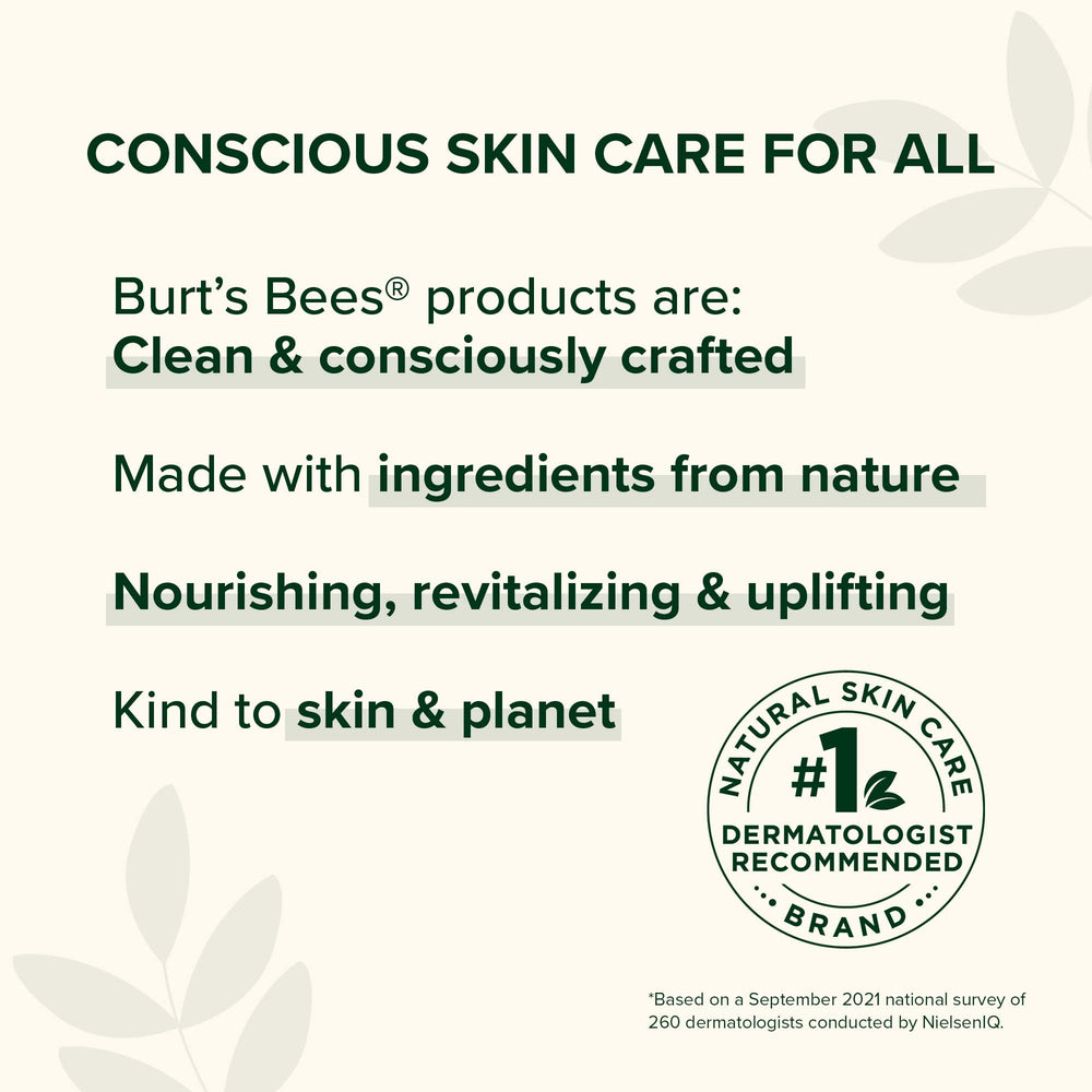 Origine naturelle du produit Burt's Bees à 98,8%.