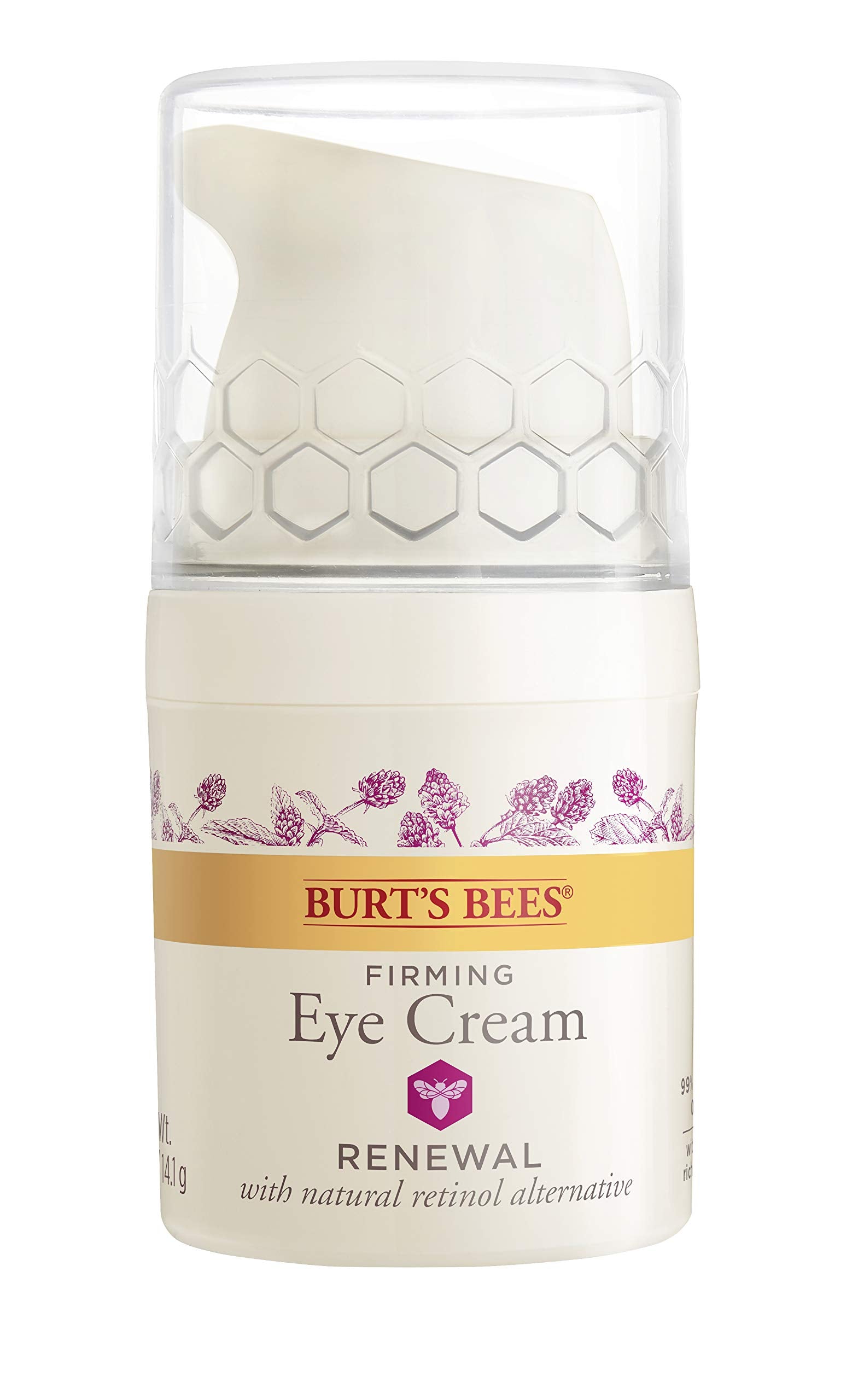 Burt's Bees Renewal contour des yeux dans le flacon, hydratation légère.