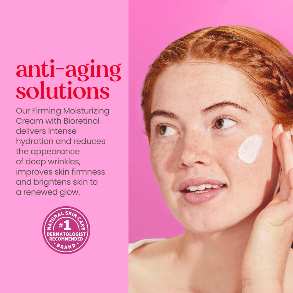 Utilisation jour et nuit sur visage et cou avec Burt's Bees Renewal Firming.