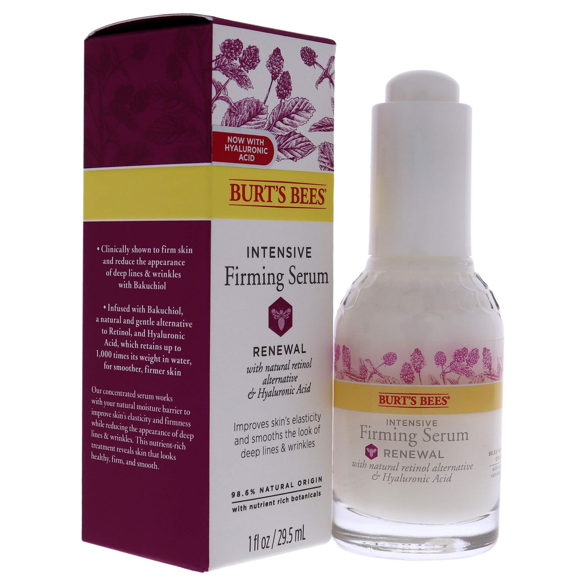 Texture légère du sérum Burt's Bees Renewal pénètre rapidement.