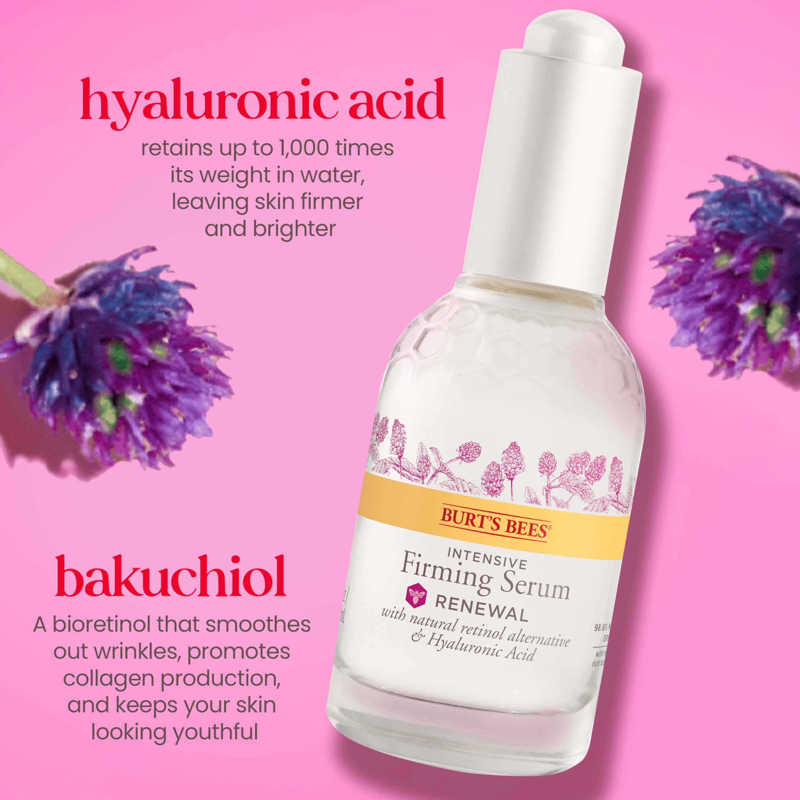 Texture satinée du serum Renewal pour une sensation légère et non grasse