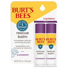 Burts Bees Rescue Balm Sureau, tube lèvres hydratant longue durée