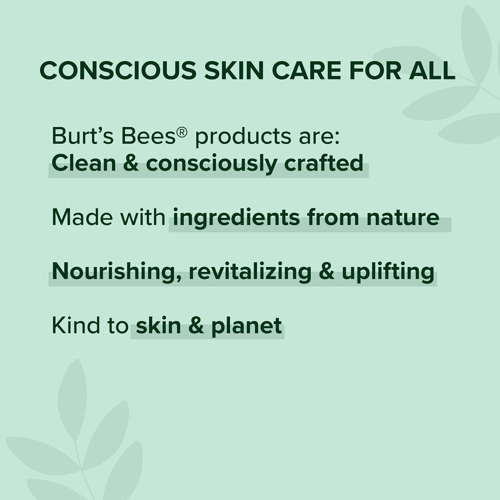 Finition brillante et légère avec Rose Falls Burt's Bees.