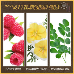 Burt's Bees Rose Falls montre une teinte rose pâle pour lèvres sèches.