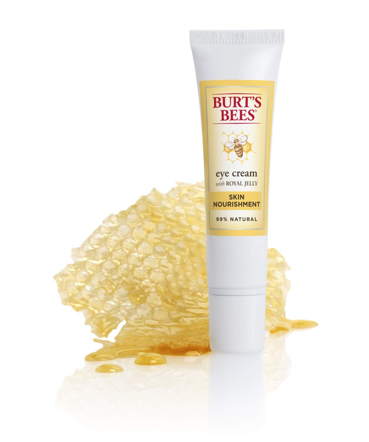 Vitamines A, B2 et E dans Burt's Bees pour la peau.