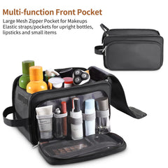 Buruis grande trousse de toilette: cuir PU imperméable protège vos produits et facilite le nettoyage