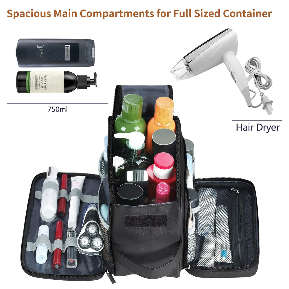 Buruis grande trousse de toilette: compartiments parfaitement organisés pour vos soins