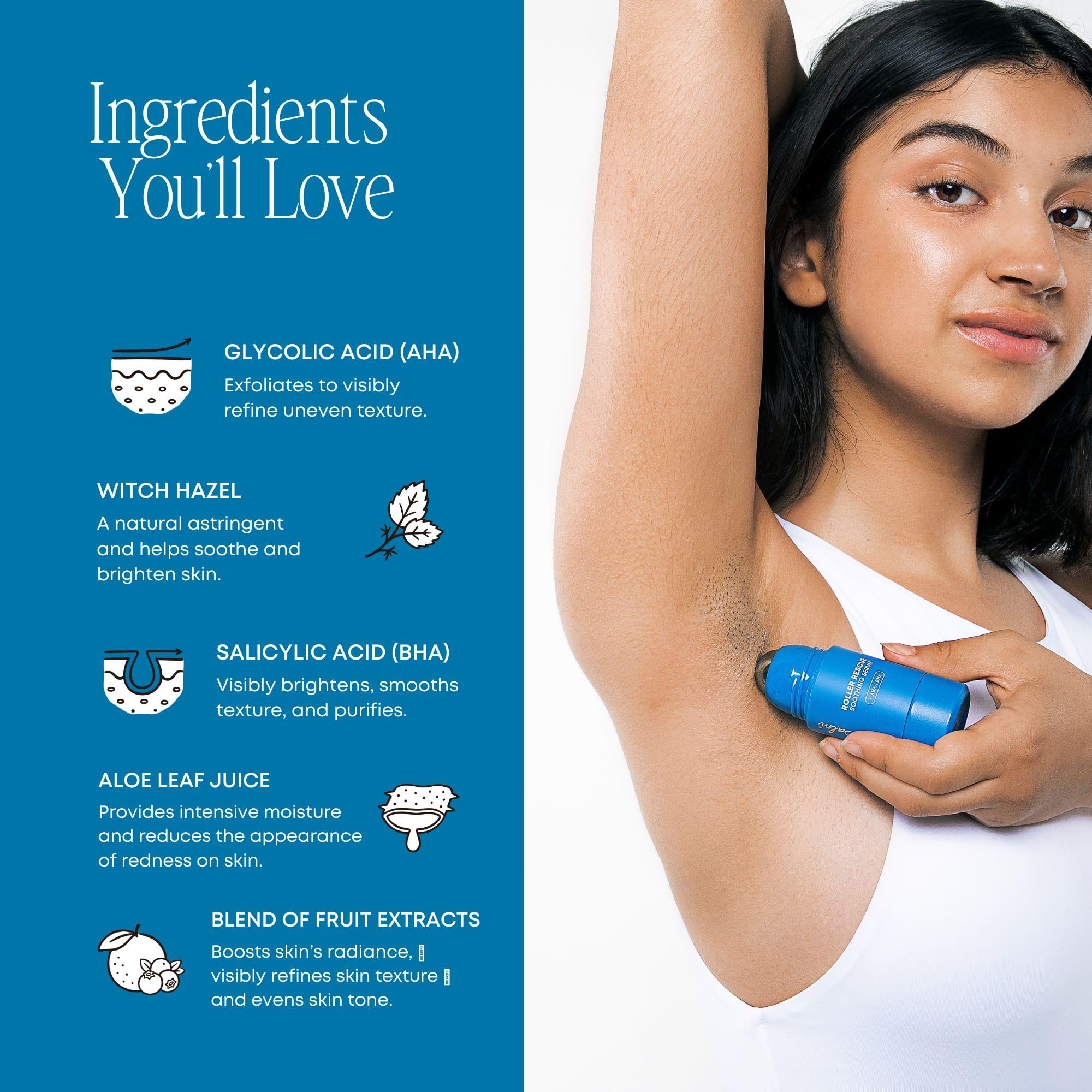 Bushbalm Roller Rescue vegan cruelty-free label emphasizes ethics.