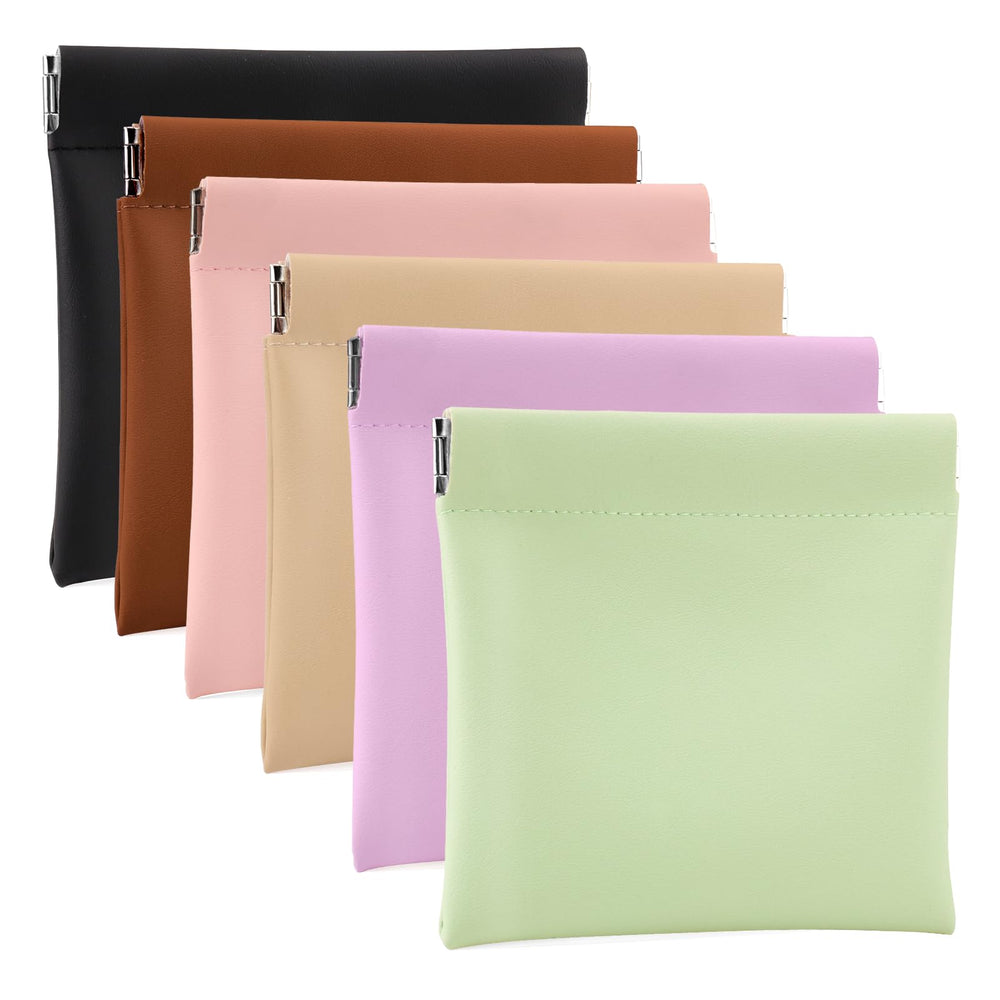 BUSOHA ensemble 6 pochettes cosmétiques morandi, rangement pratique