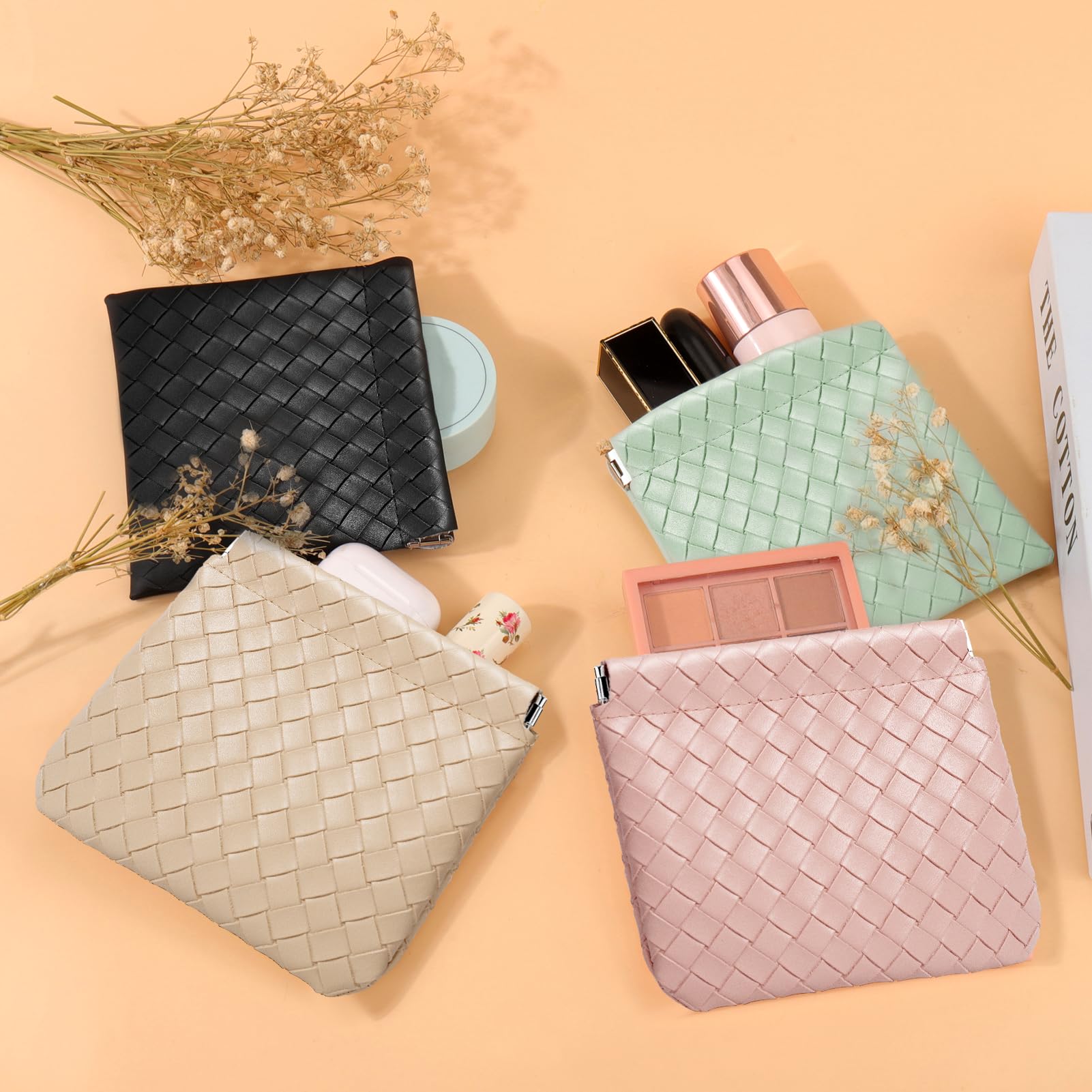 BUSOHA etui compact, rangement sûr pour bijoux et petits accessoires