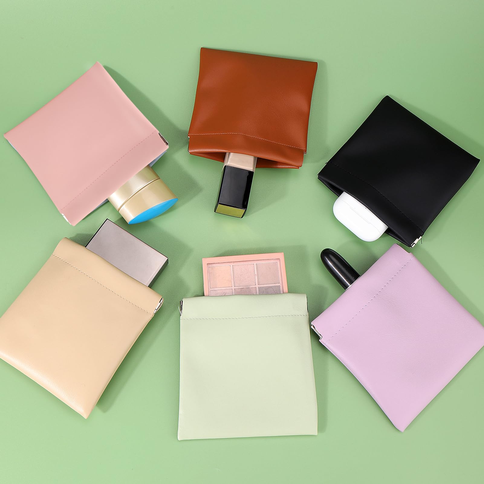 BUSOHA trousse maquillage portable daim imperméable, protection des articles