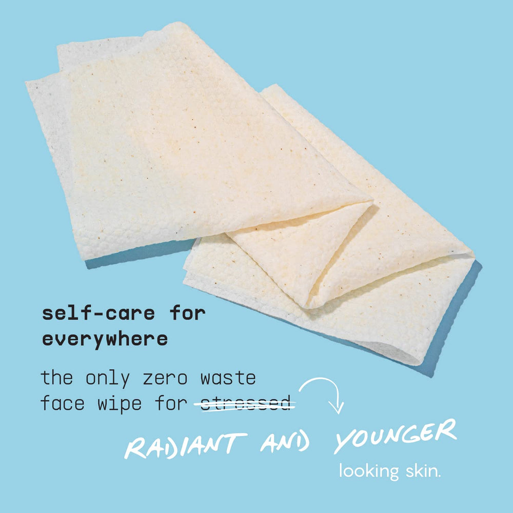 BUSYCO Calm Line wipe with AHA/BHA for balanced, radiant-looking skin.