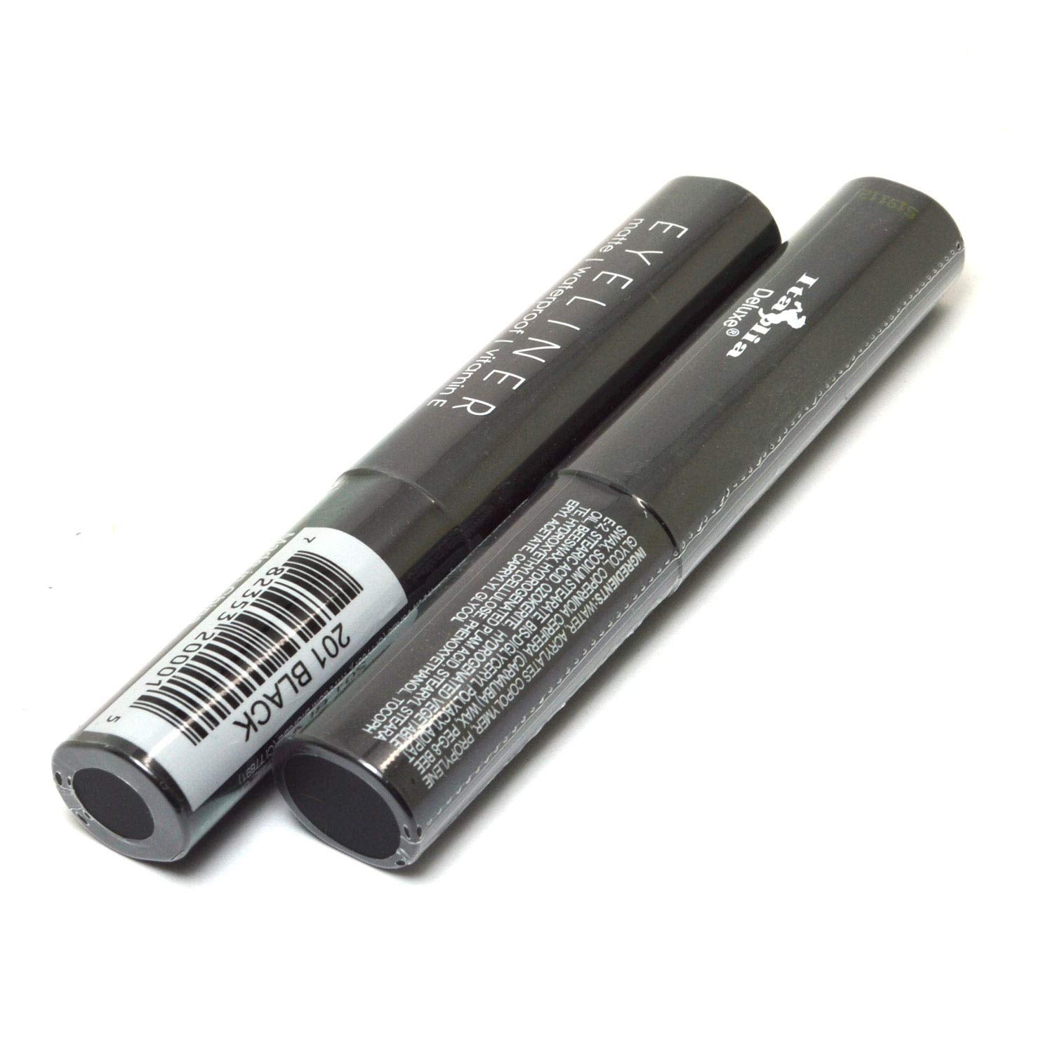 BUTO eyeliner liquide classique noir mat, pack de 2, tenue longue durée et résistante à l'eau.