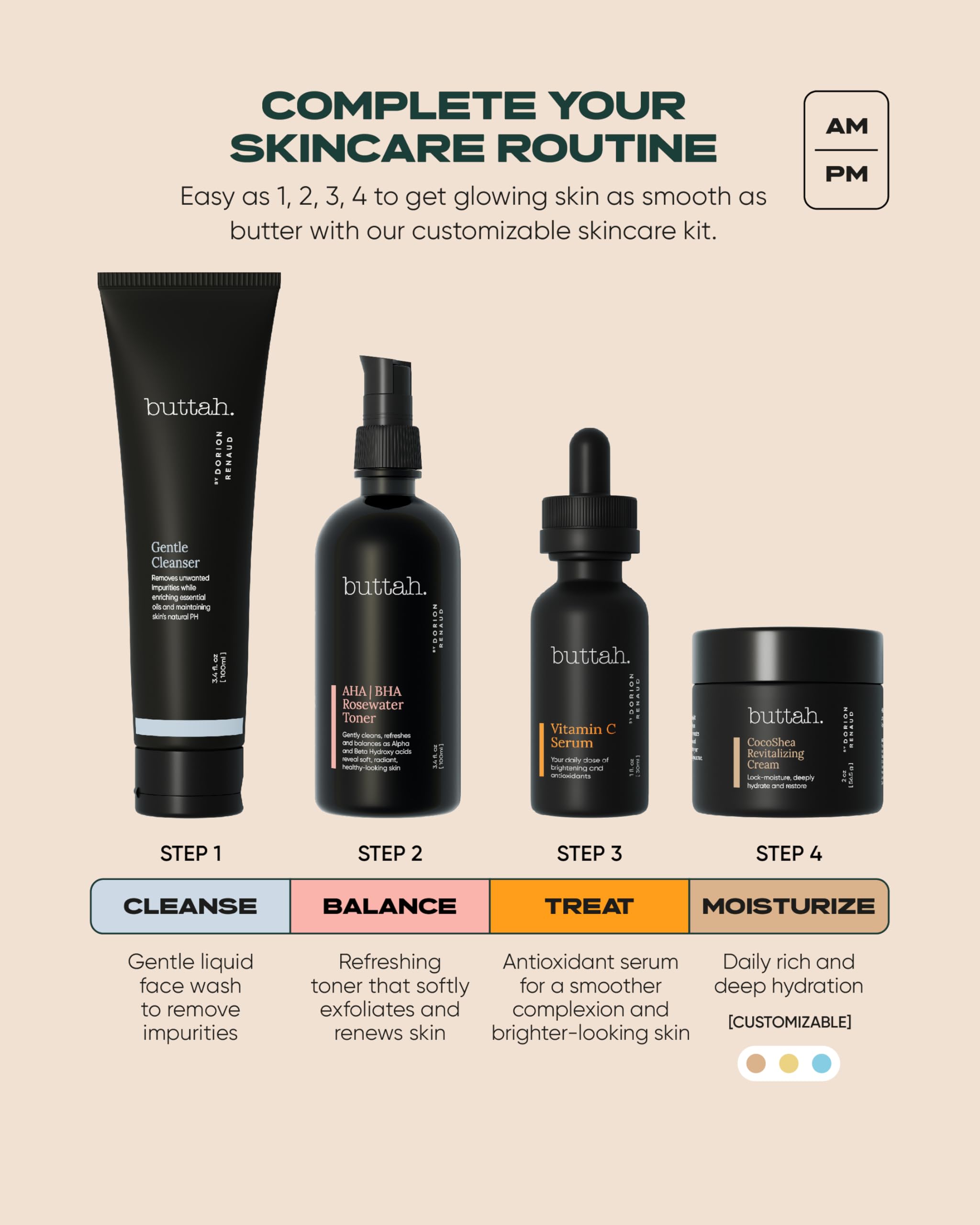 buttah. CocoShea revitalizing cream open jar shows nourishing texture