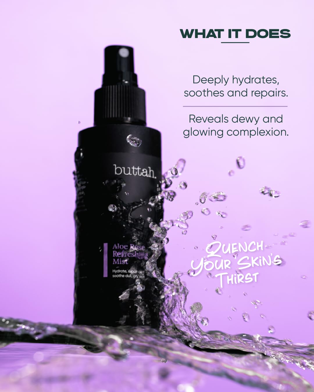 Buttah Aloe Rose Composition : ingrédients clés pour hydratation facile