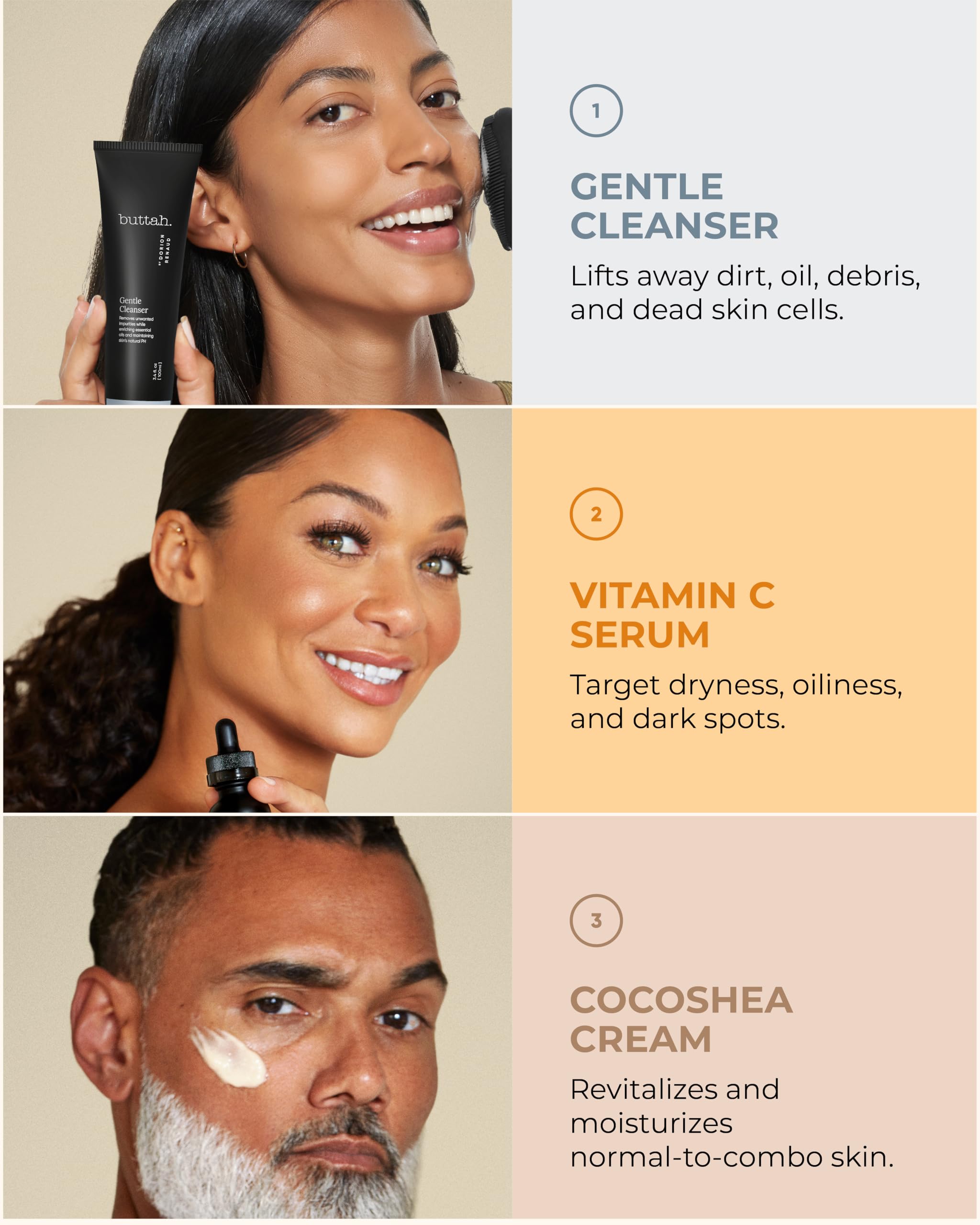Buttah Sérum vitamine C: éclaire le teint et uniformise la peau mélaninée.