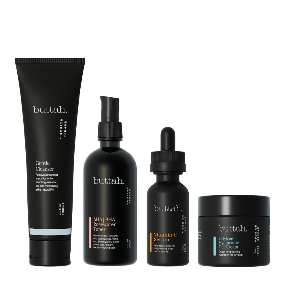 Buttah Serum vitamine C: flacon lumineux pour éclaircir et revitaliser la peau.