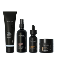 buttah. supreme kit front packaging displays complete routine benefits