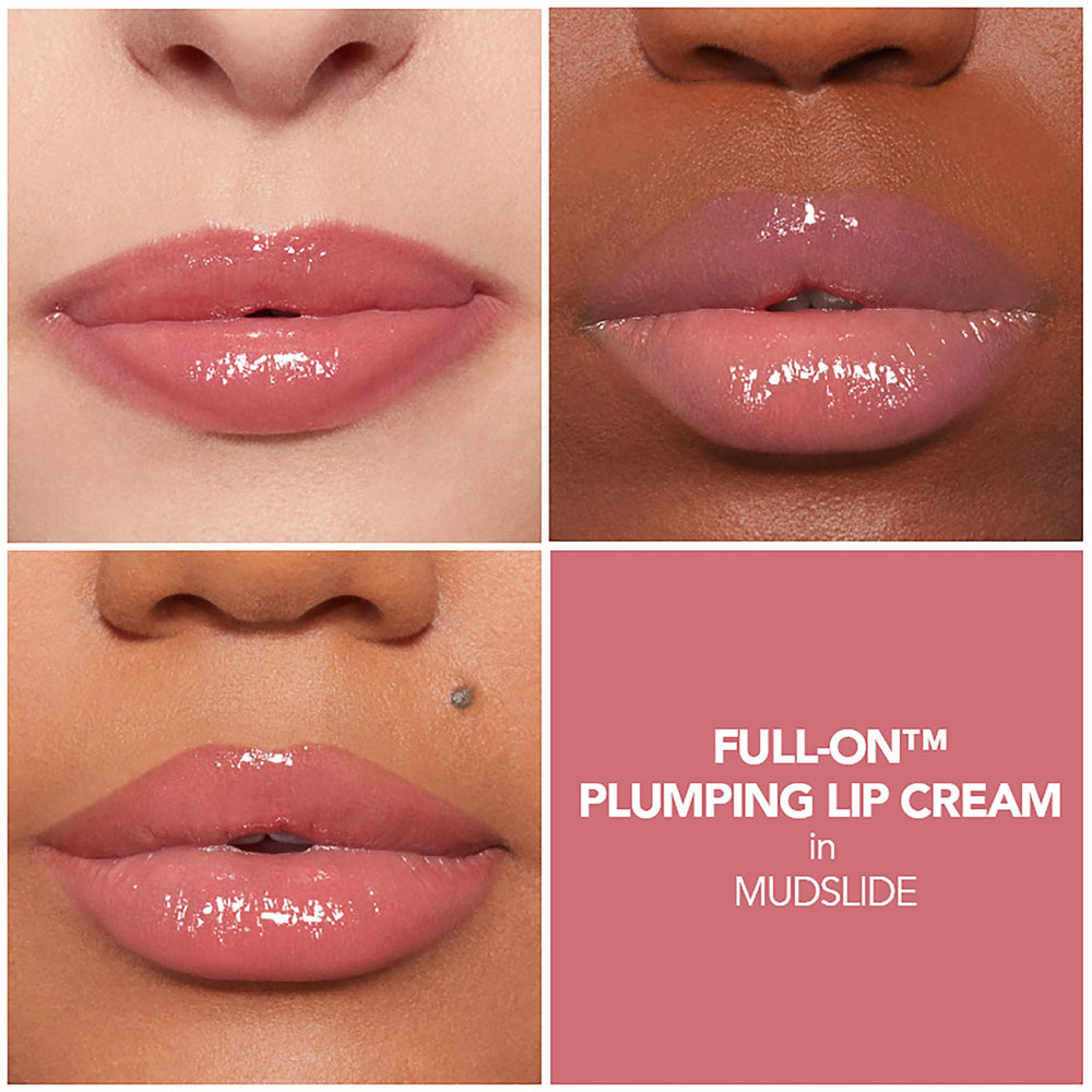 Buxom Full-On Lèvres Gonflantes, vue rapprochée de l'applicateur et couleur neutre.
