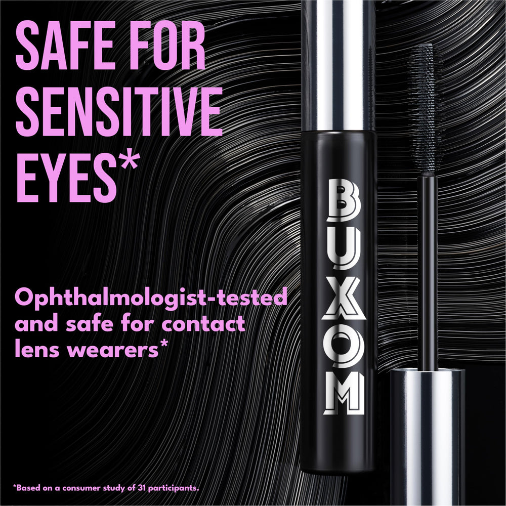 Buxom Lash brosse dense capture les cils difficiles a atteindre.