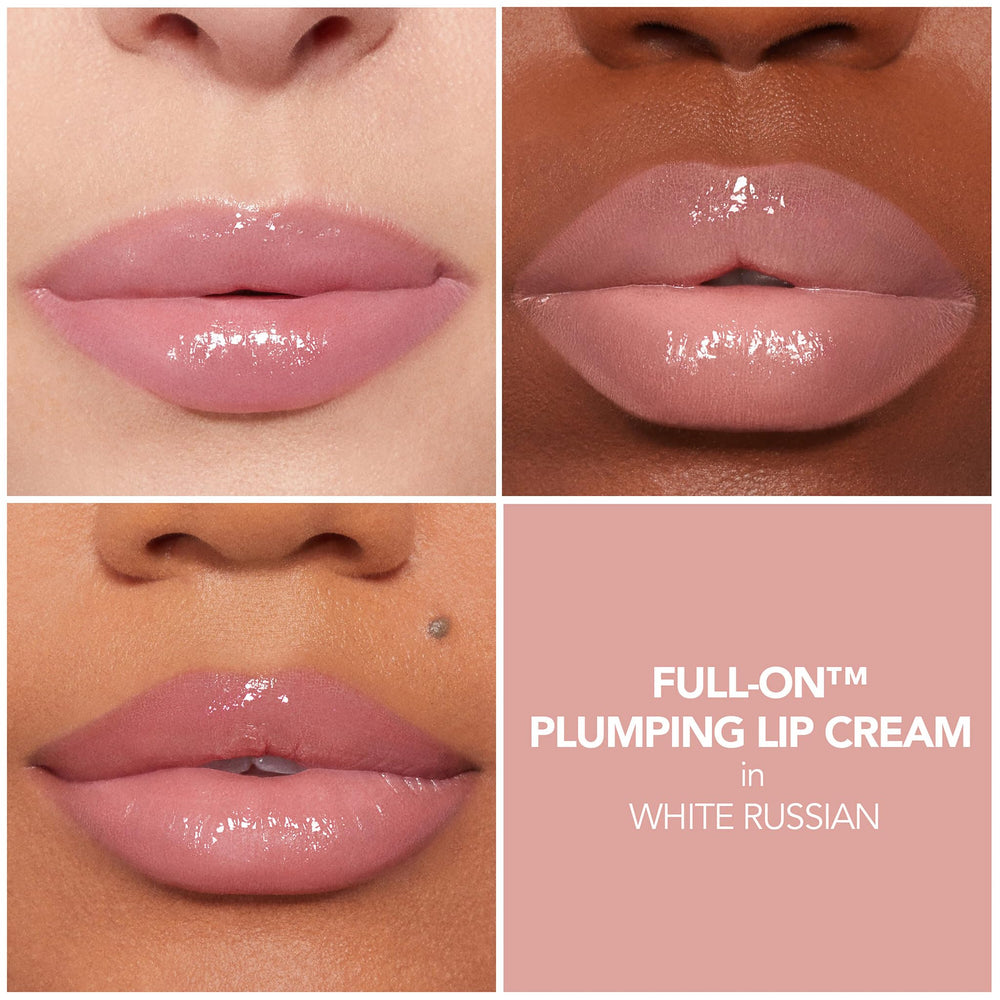 Swatch Buxom White Russian sans paillettes révélant la teinte naturelle.