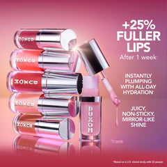 Embout moelleux du Dolly lip oil pour une application précise et confortable.