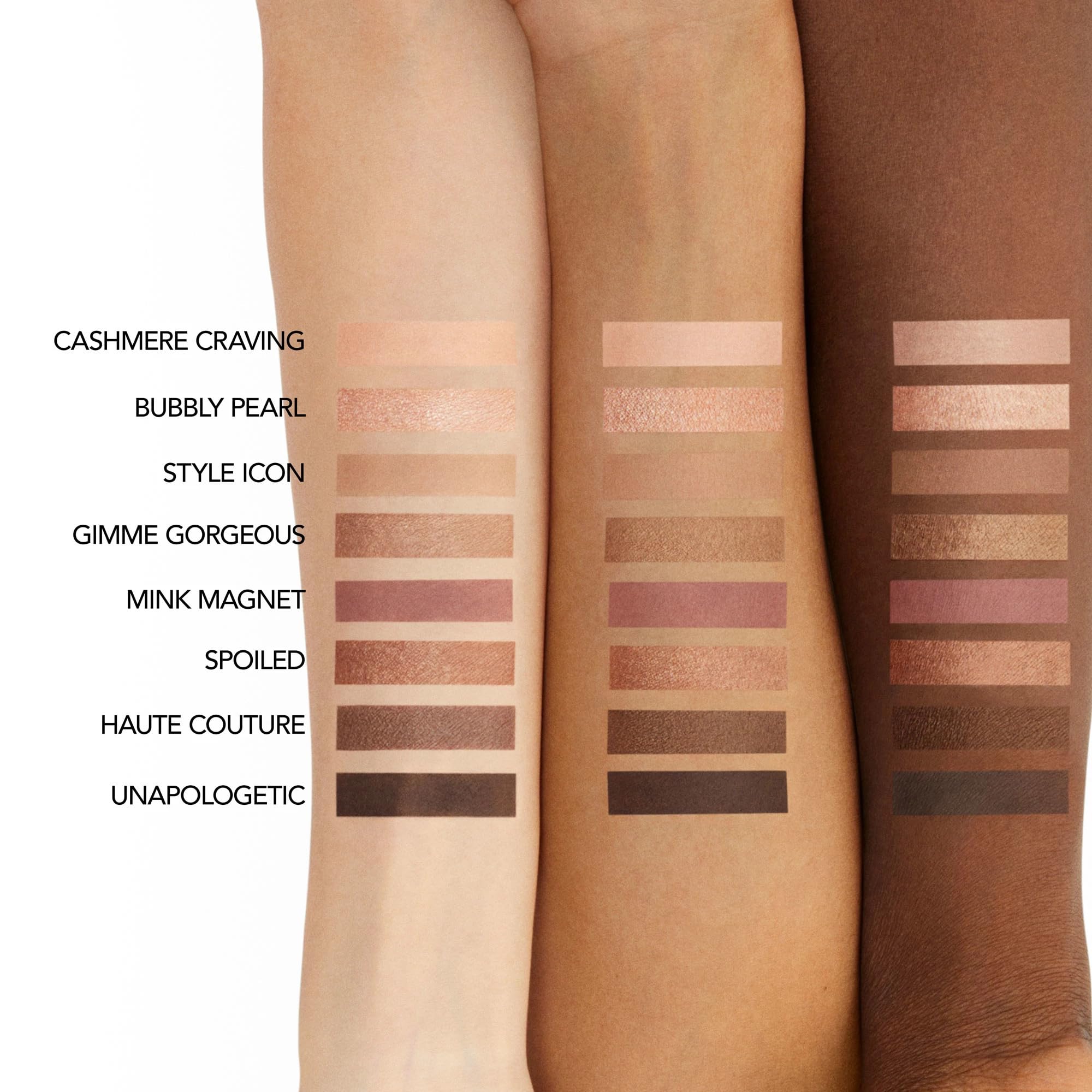 Palette Buxom Iconiques Nudes — étui ergonomique et pratique pour emporter vos teintes partout.