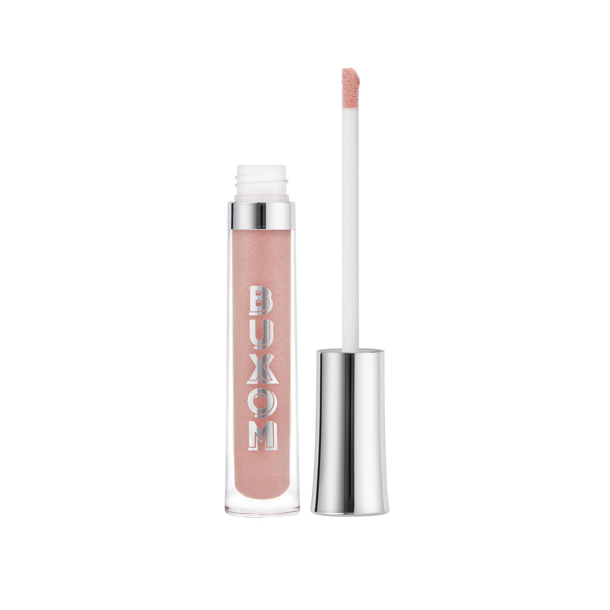 Buxom gloss volumineux, bouteille brillante, révèle un fini brillant et un effet volumisant potentiel.