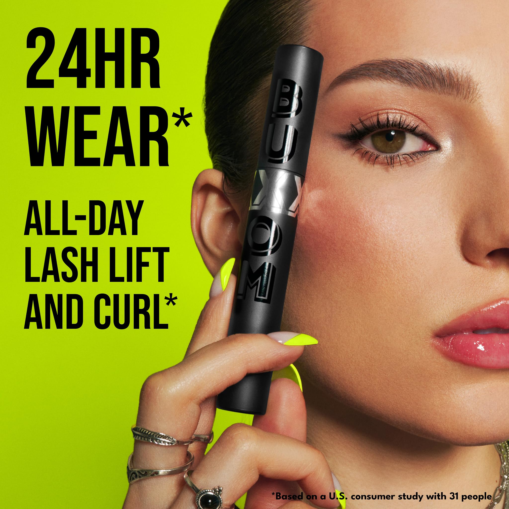 Buxom Lash Xtension Lift, beurre de karité et huile de ricin nourrissent les cils