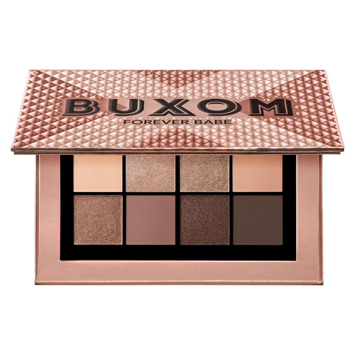 Palette Buxom Iconiques Nudes — fards riches et longue tenue pour des looks variés.