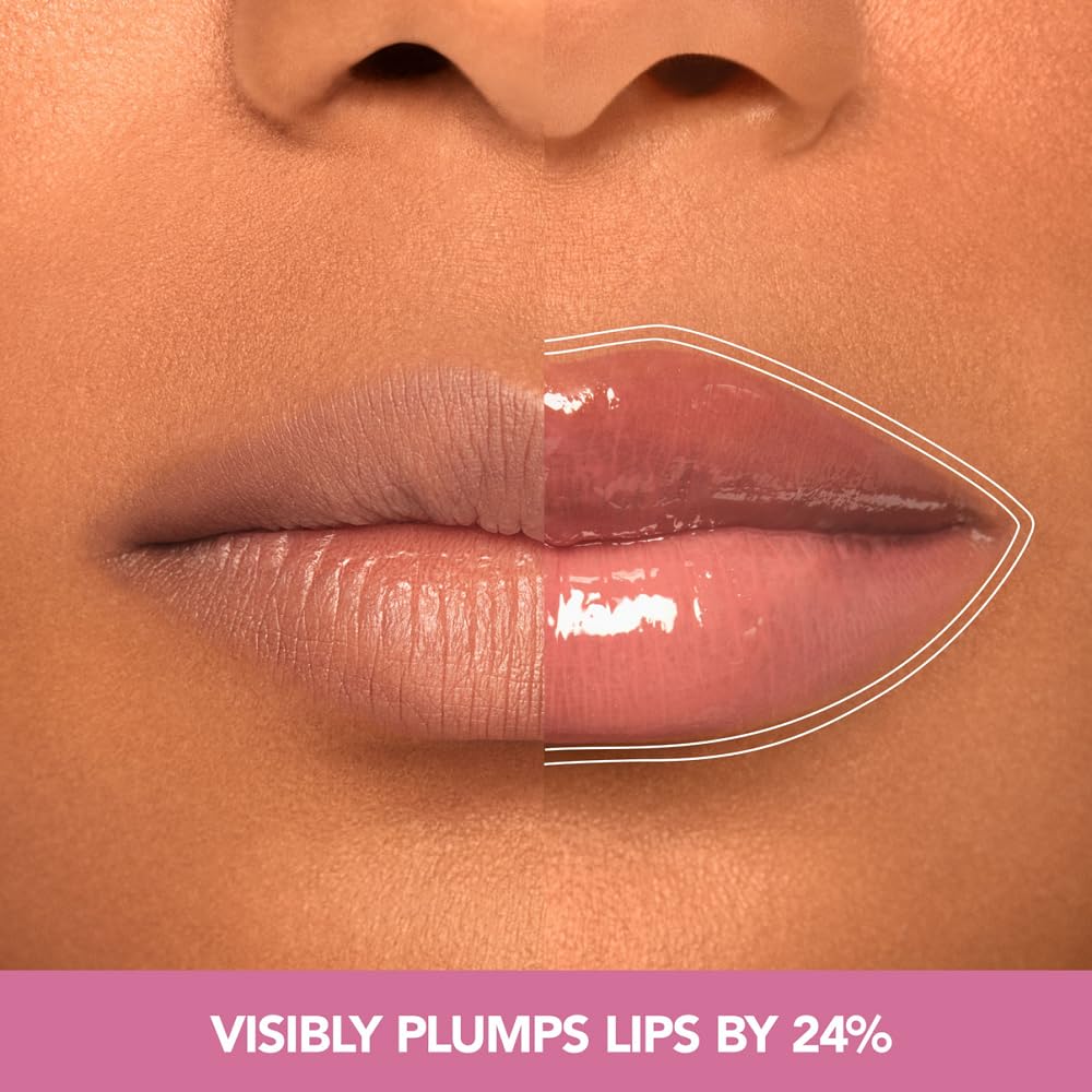 Buxom Plump Shot 12 teintes translucides pour un fini brillant.