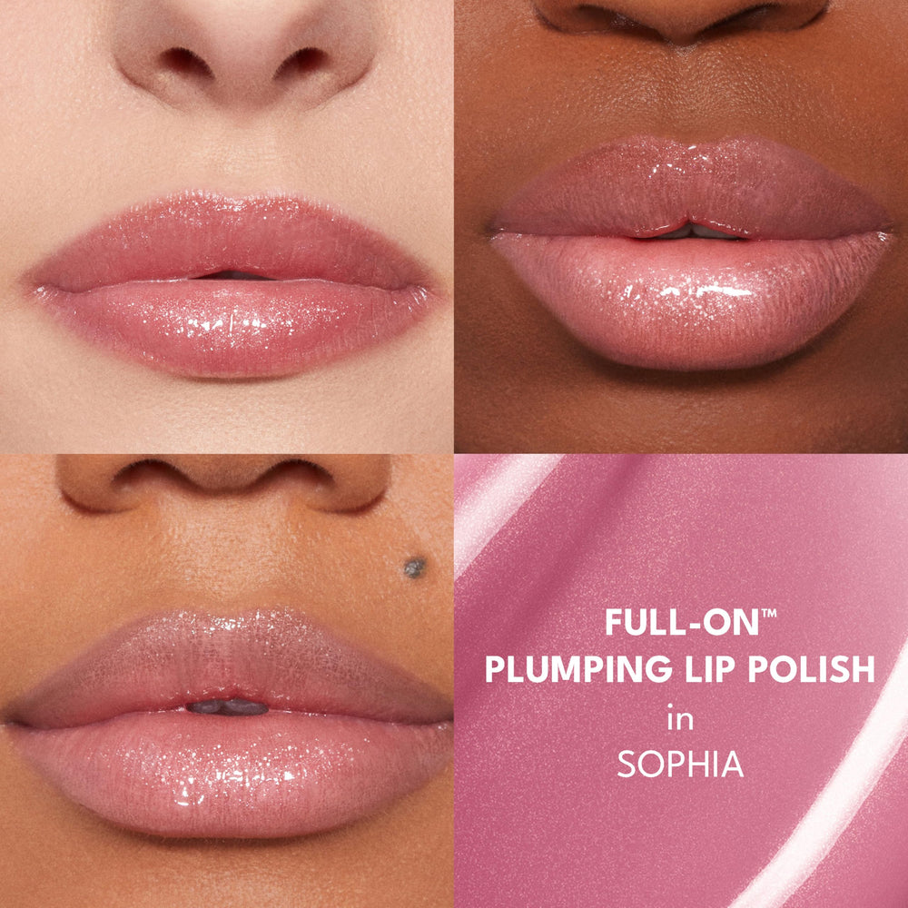 BUXOM SOPHIA Mini gloss avec peptide pour volume subtil.