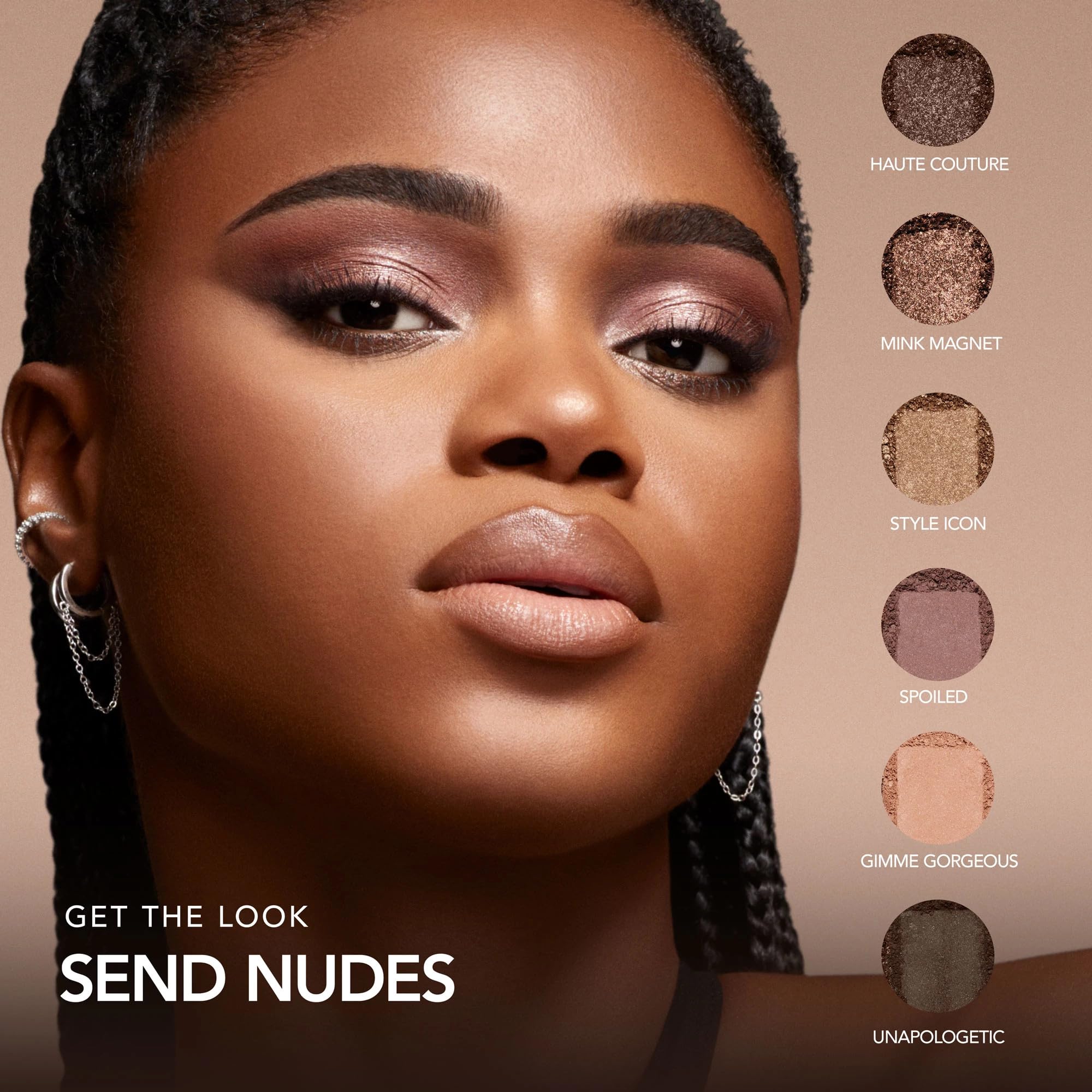 Palette Buxom Iconiques Nudes — mélange et association des teintes pour des looks uniques.