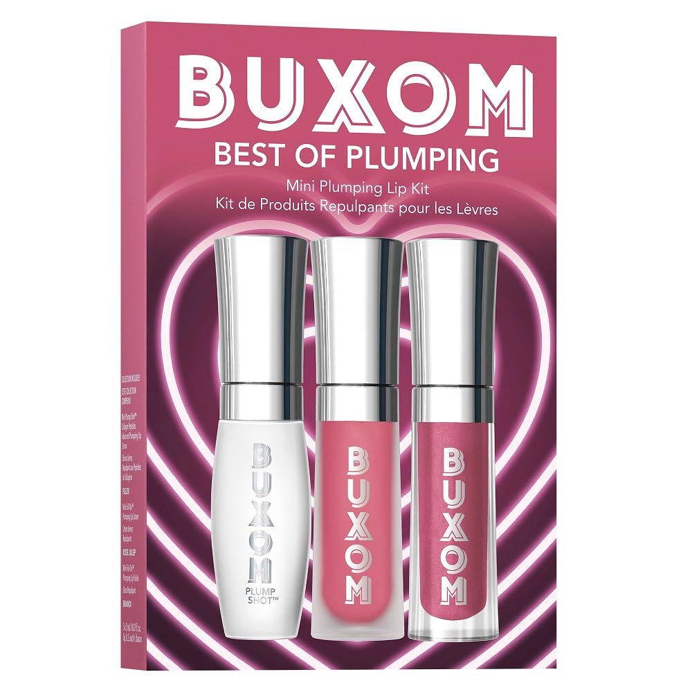 BUXOM Mini Brandi vernis lèvres repulpant et brillant.