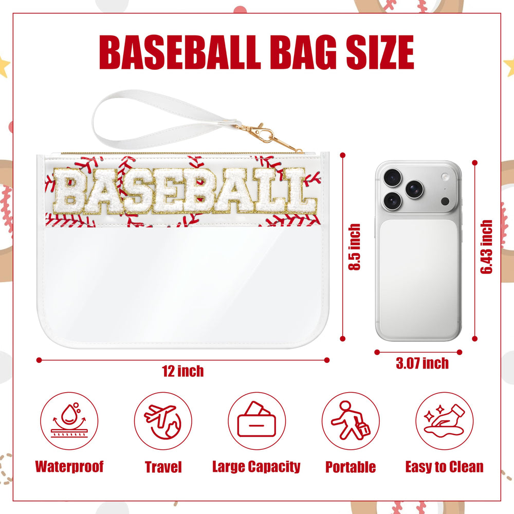BuyCard patch chenille en lettres, design preppy et tendance pour les amateurs de baseball.