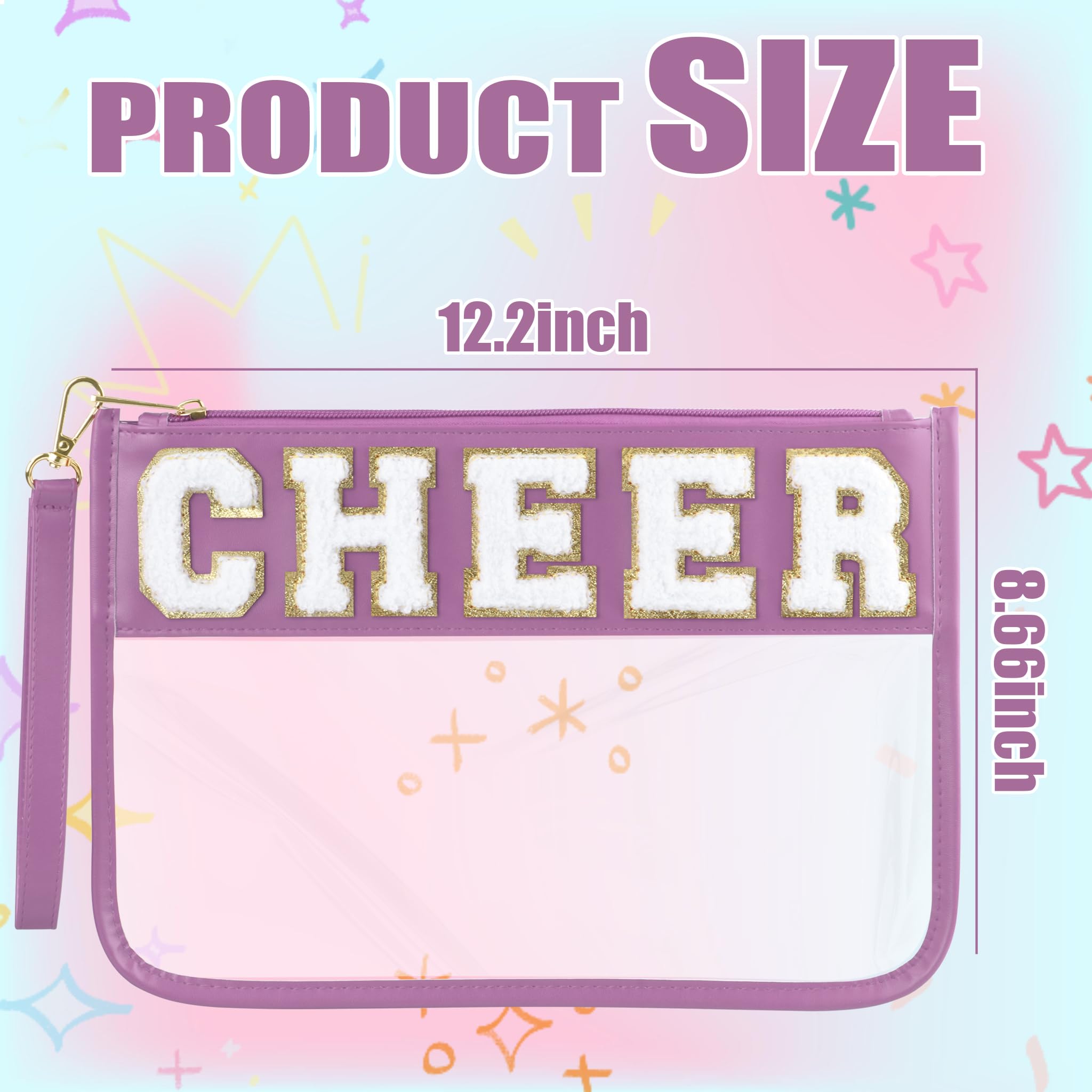 Pochette BuyCard en PVC transparente pour repérer rapidement le contenu maquillage.