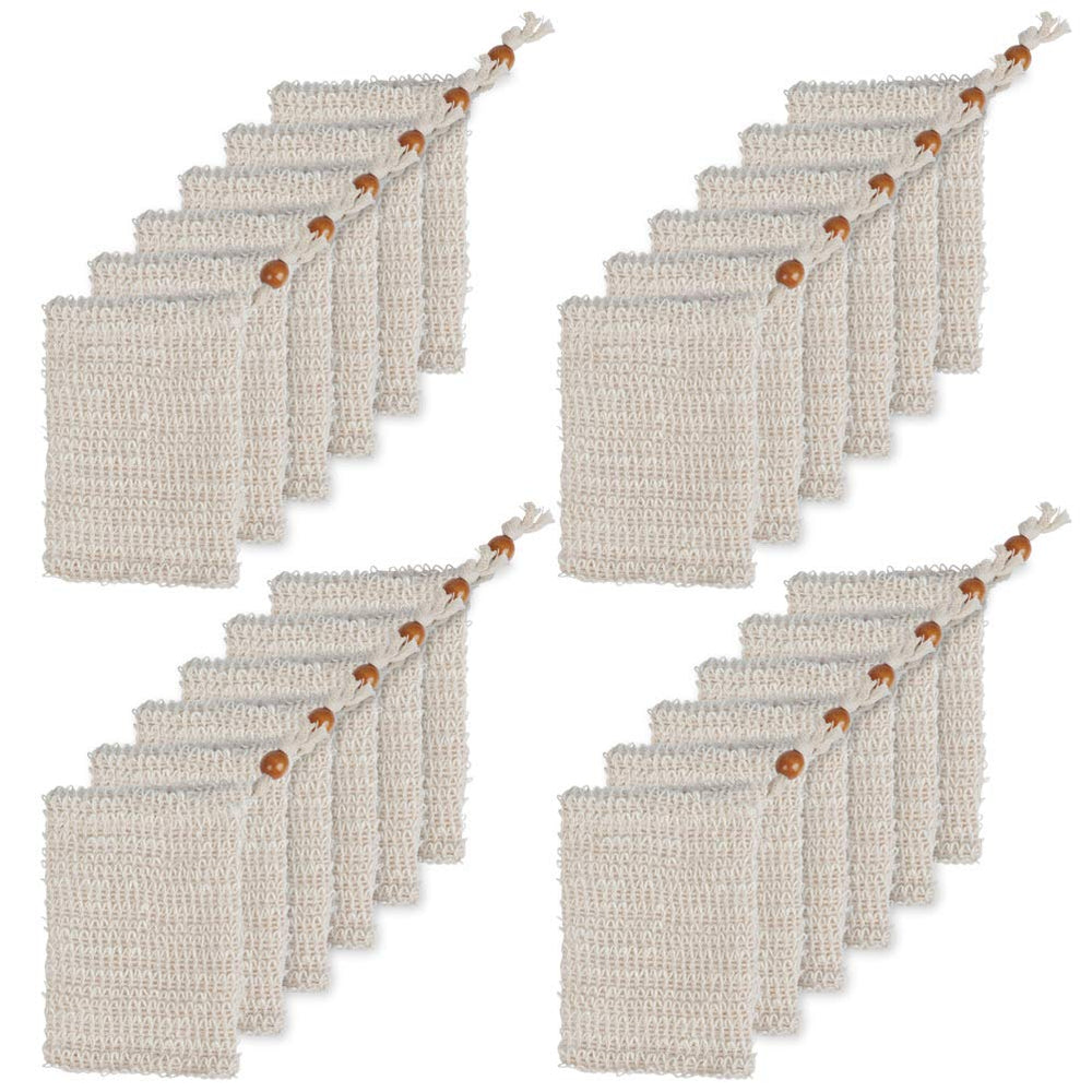 BUYGOO sac exfoliant en sisal – lot de 30 pour une mousse riche.