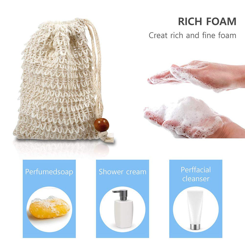 BUYGOO sac exfoliant sisal – exfoliation douce et spa à domicile.